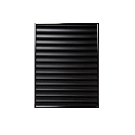 Black letter peg board